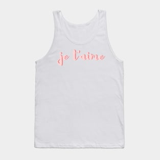 Je t'aime Tank Top